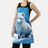 Winter Fox Art Schort (Insitu)