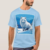Winter Fox Art T-shirt (Voorkant)