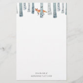 Winter Fox Briefpapier (Voorkant)