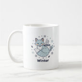 Winter Fox Coffee Mug – Cute Snowflake Ceramic Mug Koffiemok (Links)