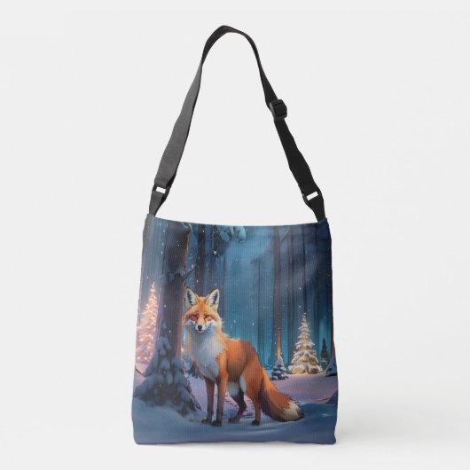 Winter Fox Crossbody Tas (Achterkant)