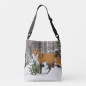 "Winter Fox" Crossbody Tas (Achterkant)