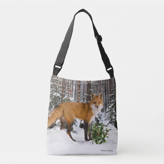 "Winter Fox" Crossbody Tas (Voorkant)