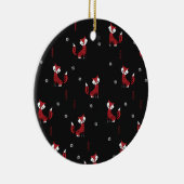 Winter Fox Keramisch Ornament (Rechts)