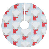 Winter Fox Kerstboom Rok (Voorkant)