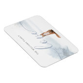 Winter Fox Kerstmis Feestdagen Familienaam Love Magneet (Rechterzijde)