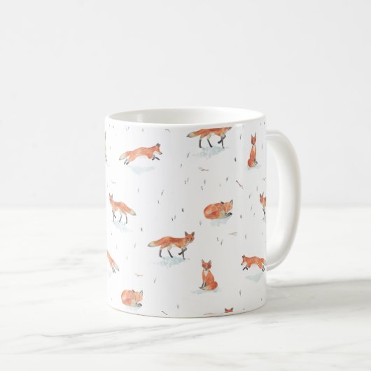 Winter Fox Koffiemok (Voorkant rechts)