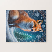 Winter Fox Legpuzzel (Horizontaal)