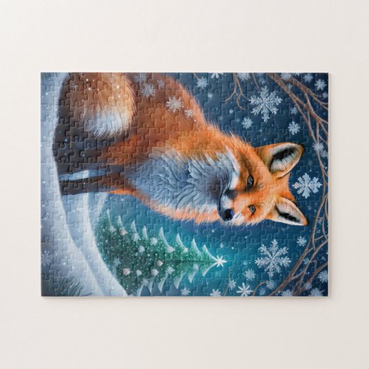 Winter Fox Legpuzzel (Horizontaal)