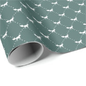 Winter Fox Pattern Cadeaupapier (Rol Hoek)
