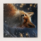 Winter Fox puzzel Legpuzzel (Horizontaal)