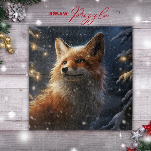 Winter Fox puzzel Legpuzzel