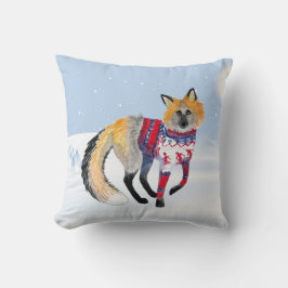 Winter Fox Sierkussen