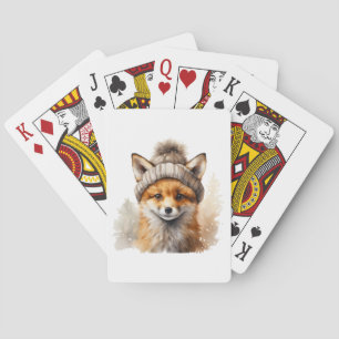 Winter Fox speelkaarten