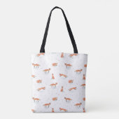 Winter Fox Tote Bag (Achterkant)