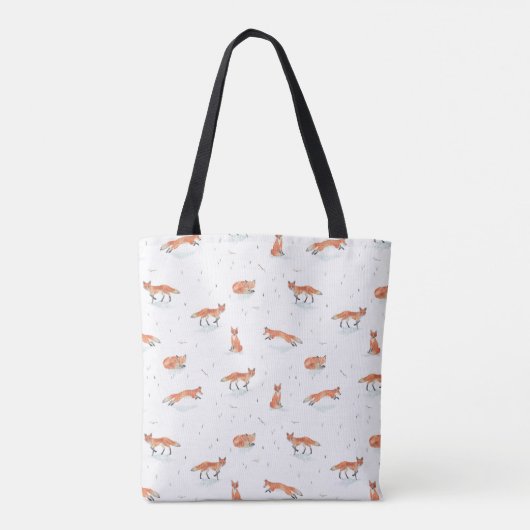 Winter Fox Tote Bag (Achterkant)