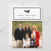 Winter Fox | Vakantieknopkaart Feestdagenkaart (Voorkant)