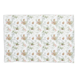 Winter Fox Woodland Forest Cute Kussensloop