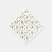 Winter Fox Woodland Forest Cute Servet (Hoek)