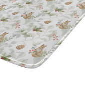 Winter Fox Woodland Forest Cute Snijplank (Hoek)