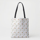 Winter Fox Woodland Forest Cute Tote Bag (Voorkant)