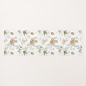 Winter Fox Woodland Forest Cute Yogamat (Achterkant (horizontaal))