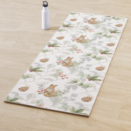 Winter Fox Woodland Forest Cute Yogamat
