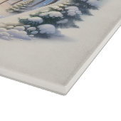 Winter Foxes by Moonlit Snowy River Snijplank (Hoek)