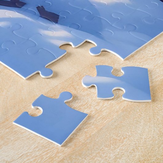 Winter Foxes on a Snowy Winter Day Legpuzzel (Zijkant)