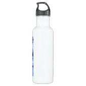 Winter Foxes on a Snowy Winter Day  Waterfles (Achterkant)