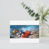 Winter, Fragonard Briefkaart (Staand voorkant)