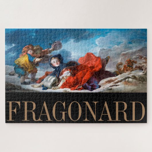 Winter, Fragonard Legpuzzel (Horizontaal)