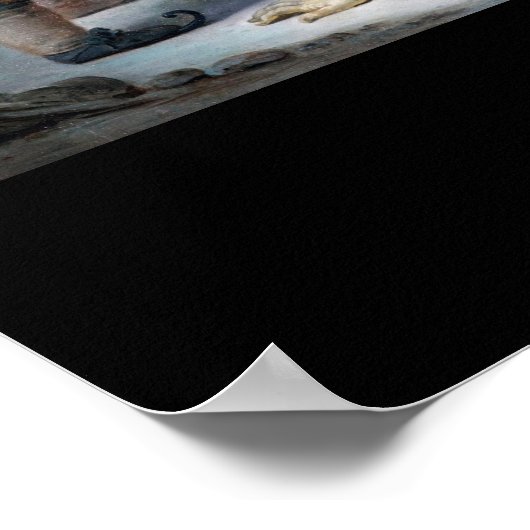 Winter, Fragonard Poster (Hoek)