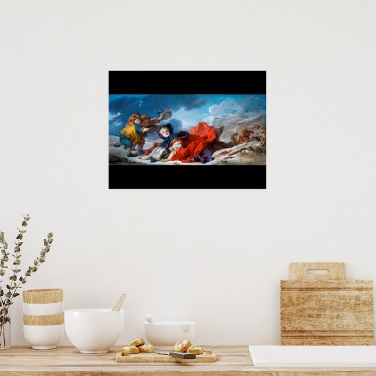 Winter, Fragonard Poster (Keuken)
