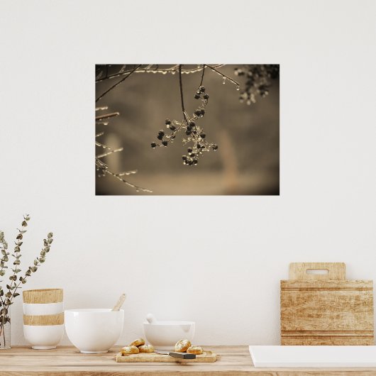 Winter Freeze Poster (Keuken)