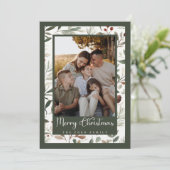 Winter Fresh Christmas Card Kaart (Staand voorkant)