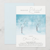 Winter Freshness repetitie diner Kaart (Voorkant / Achterkant)