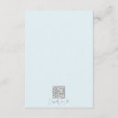 Winter Freshness Trouwdetails Informatiekaartje (Achterkant)