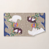 Winter Friends Hand Towel Handdoek (Handdoek)