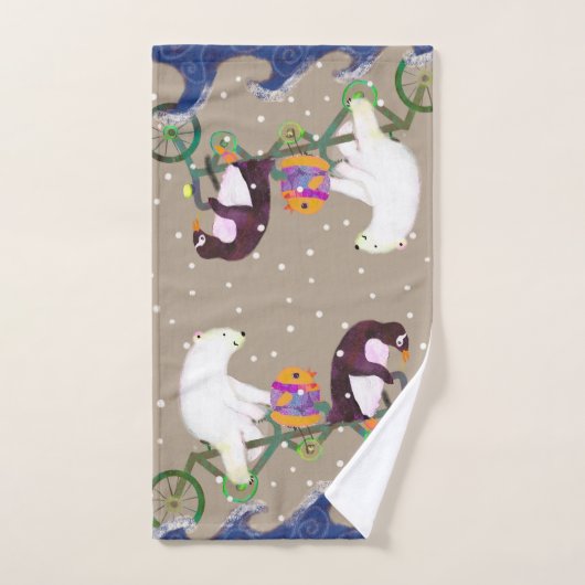 Winter Friends Hand Towel Handdoek (Handdoek)