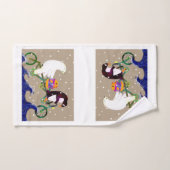 Winter Friends Hand Towel Handdoek (Handdoek)