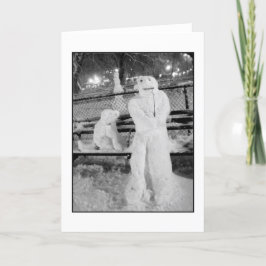 "Winter Friends' Holiday Kaart - Blank