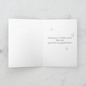 "Winter Friends' Holiday Kaart - Vrienden (Binnen)