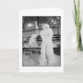 "Winter Friends' Holiday Kaart - Vrienden