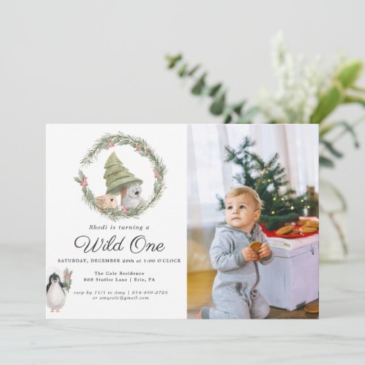 Winter Friends | Kerstfeestdag (Staand voorkant)