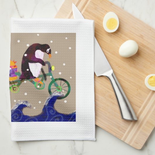 Winter Friends Kitchen Towel Theedoek (Quarter Fold)