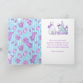 Winter Friends Polar Beer en Penguins Kerstmis Feestdagen Kaart (Binnen)