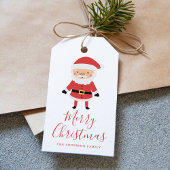 Winter Friends | Santa Claus Holiday Cadeaulabel