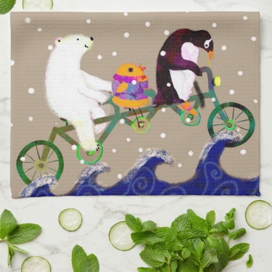 Winter Friends Tea Towel Theedoek (Gevouwen)