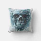 Winter Frost Skull Kussen (Voorkant)